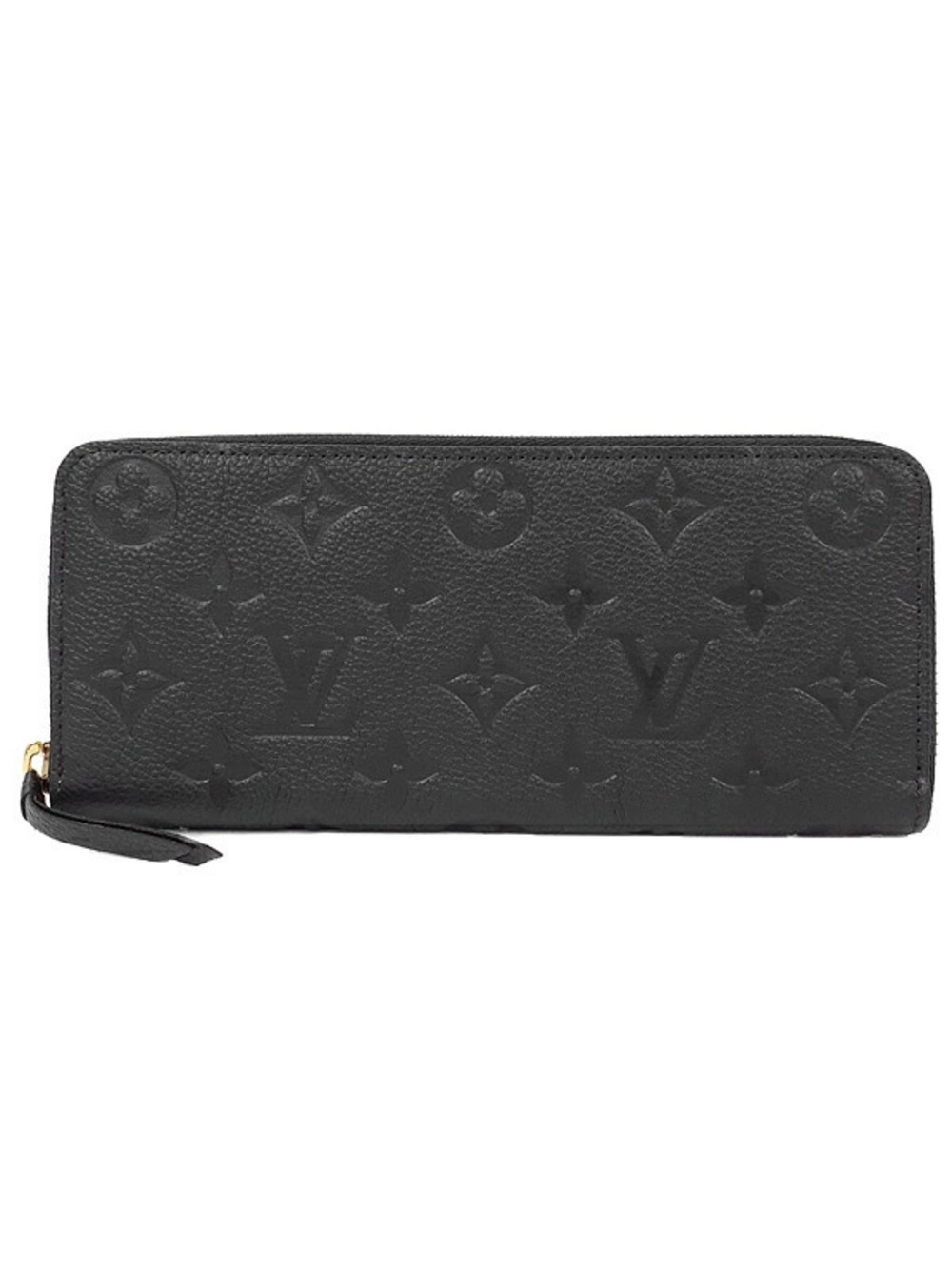 Louis Vuitton Monogram Empreinte Portefeuille Clemence Round Zipper Long Wallet